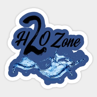 H2O ZONE Sticker